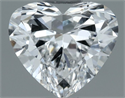 Natural Diamond 0.60 Carats, Heart with  Cut, E Color, SI2 Clarity and Certified by GIA
