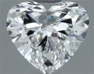 Picture of Natural Diamond 0.60 Carats, Heart with  Cut, E Color, SI2 Clarity and Certified by GIA