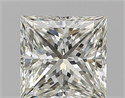 Natural Diamond 1.01 Carats, Princess with  Cut, J Color, VVS2 Clarity and Certified by GIA