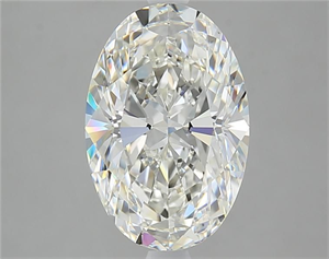Foto Diamante Natural 4.01 quilates, Ovalado , Color I, claridad VS2 y certificado GIA de