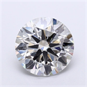 Lab Grown Diamond 7.51 Carats, Round with Ideal Cut, G Color, VS1 Clarity and Certified by IGI