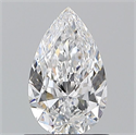 Diamante Natural 0.90 quilates, De pera , Color D, claridad VVS1 y certificado GIA