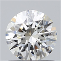 Natural Diamond 0.71 Carats, Round with Excellent Cut, I Color, VS2 Clarity and Certified by GIA
