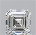 Natural Diamond 1.20 Carats, Asscher with  Cut, I Color, VS1 Clarity and Certified by GIA