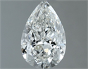 Diamante Natural 0.60 quilates, De pera , Color H, claridad SI2 y certificado GIA