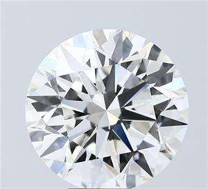 Picture of Lab Grown Diamond 7.04 Carats, Round with Excellent Cut, G Color, VS1 Clarity and Certified by IGI