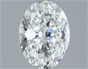 Natural Diamond 1.30 Carats, Oval with  Cut, G Color, VVS2 Clarity and Certified by GIA
