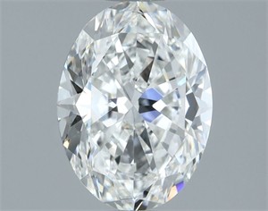 Picture of Natural Diamond 1.30 Carats, Oval with  Cut, G Color, VVS2 Clarity and Certified by GIA