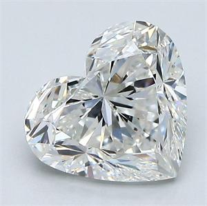 Picture of Natural Diamond 2.51 Carats, Heart with  Cut, I Color, SI1 Clarity and Certified by GIA