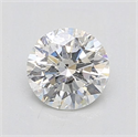 Natural Diamond 0.76 Carats, Round with Excellent Cut, I Color, I1 Clarity and Certified by GIA