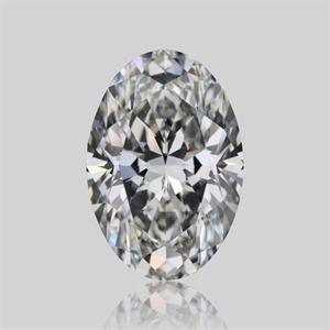 Picture of Natural Diamond 3.52 Carats, Oval with  Cut, H Color, VVS2 Clarity and Certified by GIA