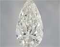 Natural Diamond 0.40 Carats, Pear with  Cut, G Color, VS1 Clarity and Certified by IGI