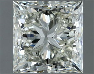 Picture of Natural Diamond 1.00 Carats, Princess with  Cut, J Color, VVS2 Clarity and Certified by IGI