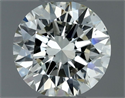 Natural Diamond 0.50 Carats, Round with Excellent Cut, J Color, SI1 Clarity and Certified by IGI