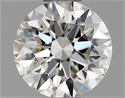 Diamante Natural 0.43 quilates, Redondo , Color F, claridad VVS2 y certificado GIA