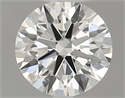 Diamante Natural 0.72 quilates, Redondo , Color I, claridad VVS1 y certificado GIA
