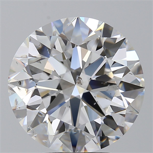 Foto Diamante Natural 4.61 quilates, Redondo , Color D, claridad SI2 y certificado GIA de