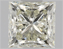 Natural Diamond 1.31 Carats, Princess with  Cut, M Color, SI1 Clarity and Certified by GIA