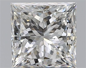 Picture of Natural Diamond 1.51 Carats, Princess with  Cut, G Color, VVS2 Clarity and Certified by GIA