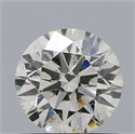 Diamante Natural 0.72 quilates, Redondo , Color J, claridad SI2 y certificado IGI