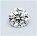 Diamante Natural 0.70 quilates, Redondo , Color I, claridad VS1 y certificado GIA