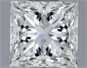 Diamante Natural 1.02 quilates, Princesa , Color G, claridad VVS1 y certificado IGI