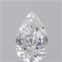 Diamante Natural 1.51 quilates, De pera , Color E, claridad VVS2 y certificado GIA