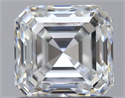 Diamante Natural 1.02 quilates, Asscher , Color F, claridad VVS2 y certificado GIA