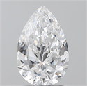 Diamante Natural 2.01 quilates, De pera , Color D, claridad VS2 y certificado GIA