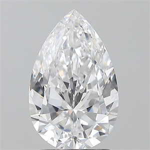 Foto Diamante Natural 2.01 quilates, De pera , Color D, claridad VS2 y certificado GIA de