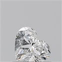 Natural Diamond 0.50 Carats, Heart with  Cut, G Color, VS2 Clarity and Certified by GIA