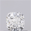 Natural Diamond 0.45 Carats, Cushion with  Cut, G Color, I1 Clarity and Certified by GIA