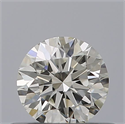 Natural Diamond 0.40 Carats, Round with Excellent Cut, H Color, VVS1 Clarity and Certified by IGI