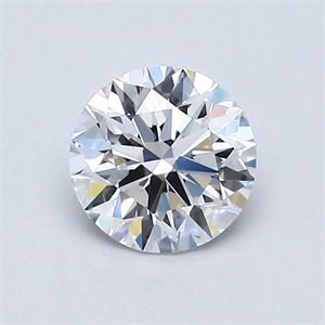 Picture of Natural Diamond 0.71 Carats, Round with Excellent Cut, E Color, VS1 Clarity and Certified by GIA