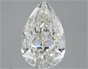 Natural Diamond 4.02 Carats, Pear with  Cut, G Color, SI2 Clarity and Certified by IGI