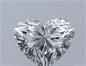 Natural Diamond 0.50 Carats, Heart with  Cut, G Color, VS2 Clarity and Certified by GIA