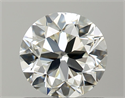 Diamante Natural 0.80 quilates, Redondo , Color K, claridad VVS2 y certificado GIA