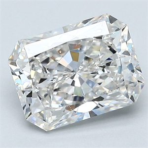 Picture of Natural Diamond 2.02 Carats, Radiant with  Cut, G Color, SI1 Clarity and Certified by GIA