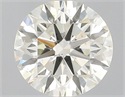 Natural Diamond 1.23 Carats, Round with Excellent Cut, L Color, SI1 Clarity and Certified by GIA