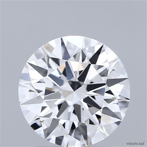 Picture of Lab Grown Diamond 2.01 Carats, Round with Ideal Cut, D Color, VVS2 Clarity and Certified by IGI