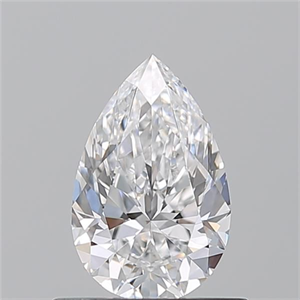 Picture of Natural Diamond 0.70 Carats, Pear with  Cut, D Color, VVS1 Clarity and Certified by GIA