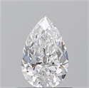 Diamante Natural 0.70 quilates, De pera , Color D, claridad VVS1 y certificado GIA
