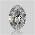 Natural Diamond 0.51 Carats, Oval with  Cut, D Color, VS2 Clarity and Certified by GIA