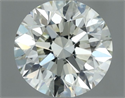 Diamante Natural 0.50 quilates, Redondo , Color J, claridad VS2 y certificado IGI