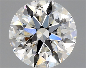 Picture of Natural Diamond 0.90 Carats, Round with Excellent Cut, H Color, SI2 Clarity and Certified by GIA
