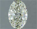 Natural Diamond 0.70 Carats, Oval with  Cut, J Color, VS1 Clarity and Certified by IGI
