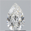 Diamante Natural 0.70 quilates, De pera , Color F, claridad VS2 y certificado GIA