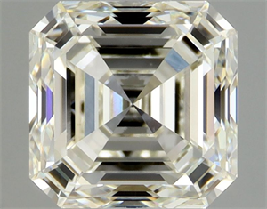 Picture of Natural Diamond 1.01 Carats, Asscher with  Cut, K Color, VS1 Clarity and Certified by GIA