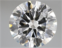 Lab Grown Diamond 7.06 Carats, Round with Excellent Cut, F Color, VVS2 Clarity and Certified by IGI