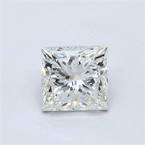 Picture of Natural Diamond 2.51 Carats, Princess with  Cut, J Color, SI2 Clarity and Certified by GIA